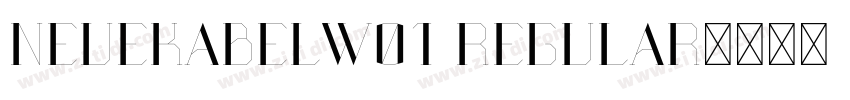 neuekabelw01 regular字体转换